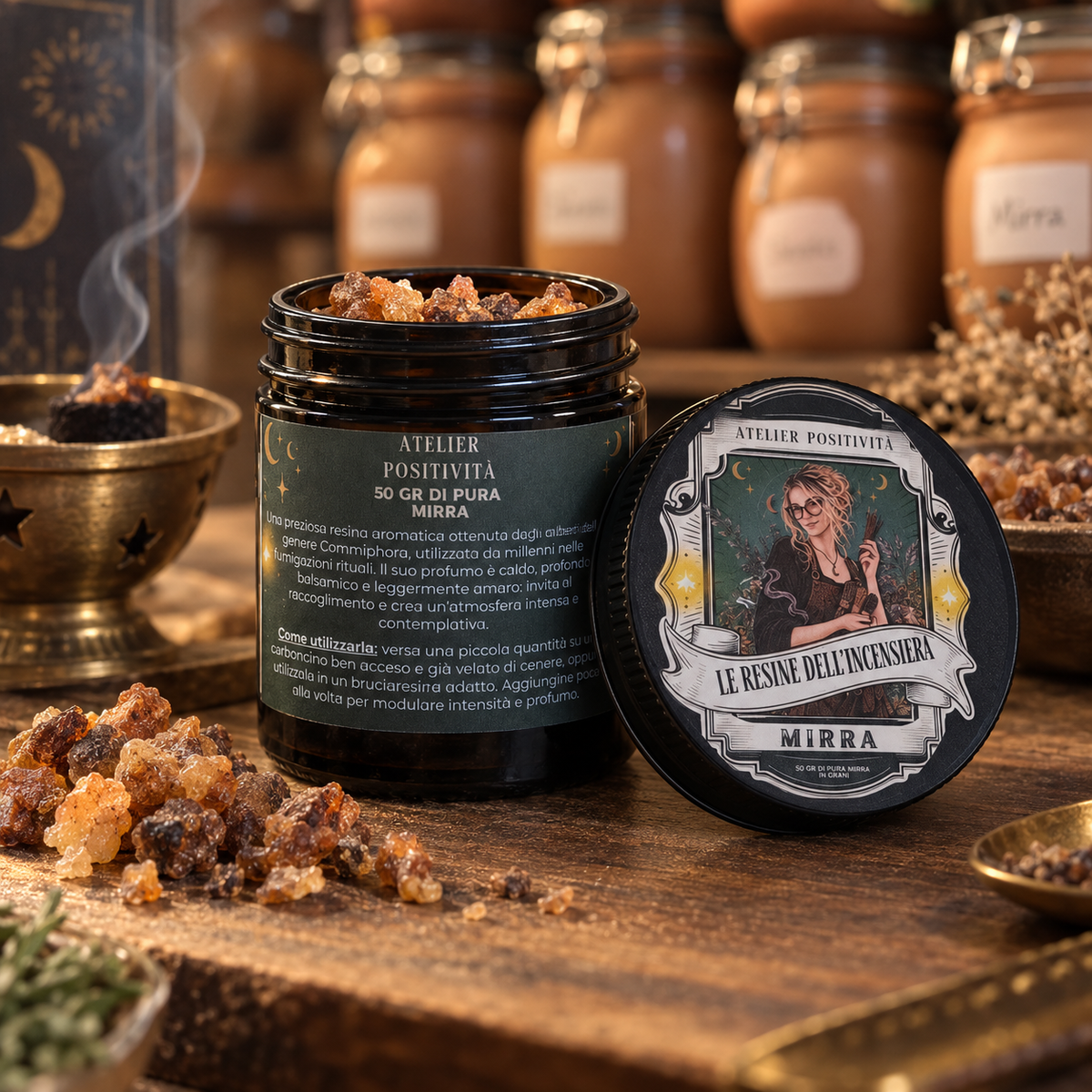 Le resine dell'incensiera - Mirra 50g