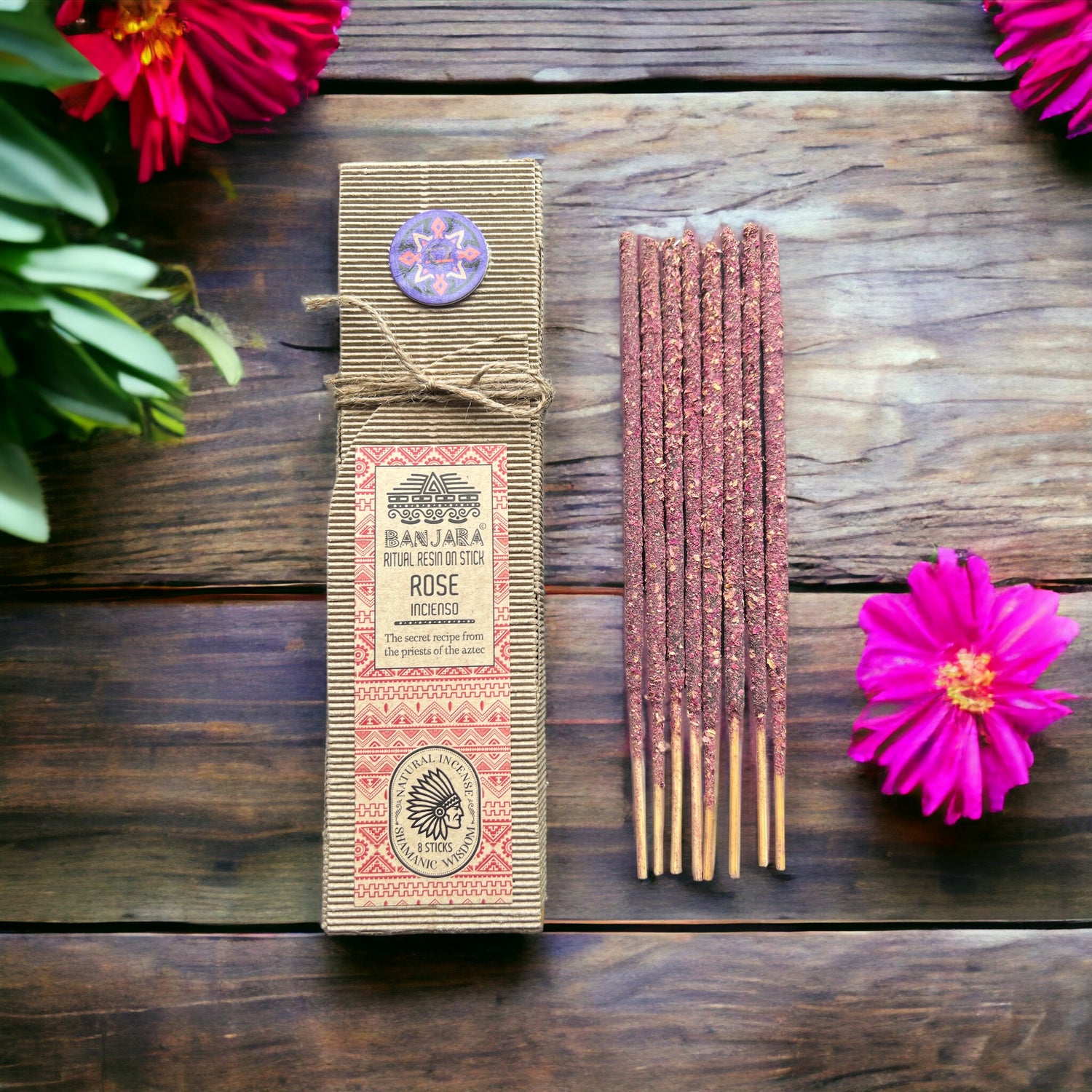 Resina incantatrice : incenso alla rosa