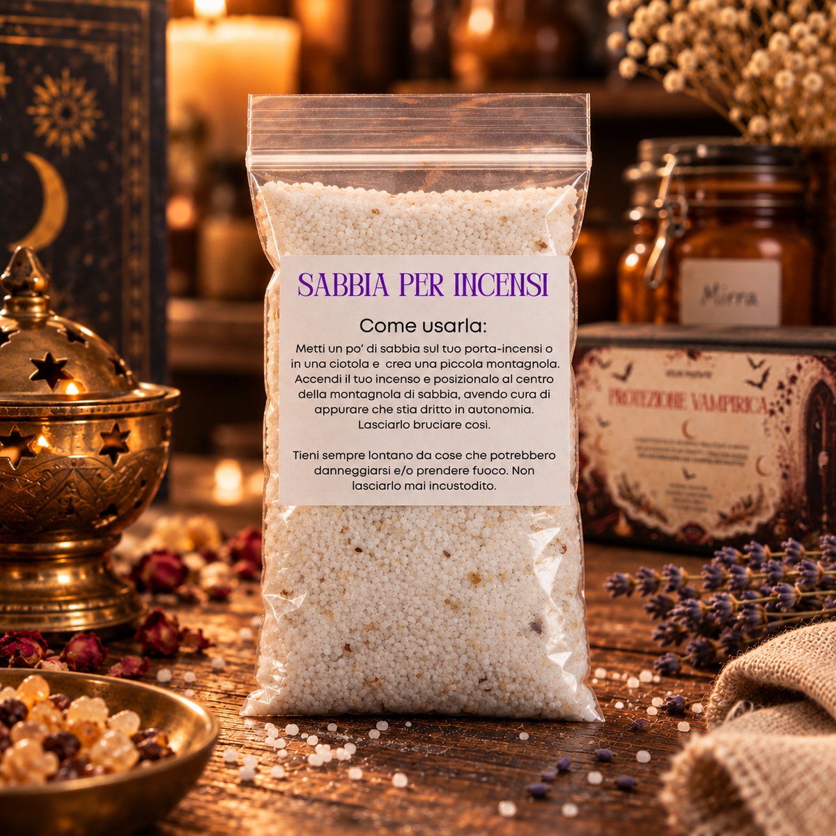 Sabbia di marmo per incensi – 150 g