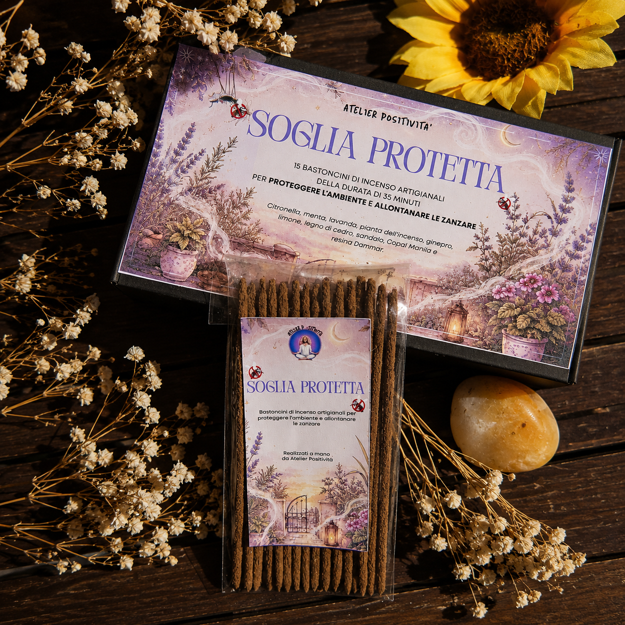 Soglia protetta - Incensi botanici antizanzare